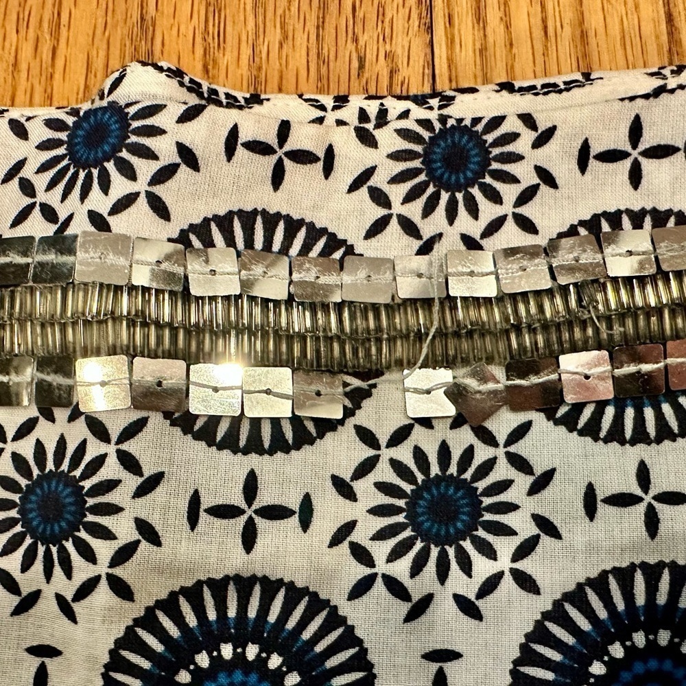 Tory Burch Maxi Skirt in Blue/White (Size 2) - Picture 10 of 10